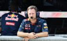MONZA, ITALY F1/2016: Red Bull Racing Team Principal Christian Horner on the pit wall.