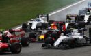 MONZA, ITALY F1/2016: Daniel Ricciardo driving the (3) Red Bull Racing Red Bull-TAG Heuer RB12 TAG Heuer on track at the start.