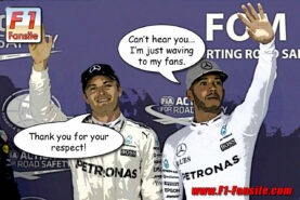 Report: Hamilton not happy with Rosberg interview