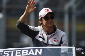 Esteban Gutierrez-during-drivers-parade-Mexican GP 2016