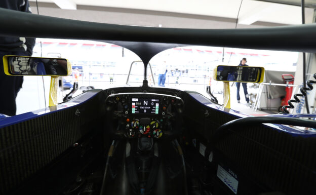 Glock: Indycar 'screen' may be F1 option 1 Sauber F1 Team Halo from cockpit. Autodromo Hermanos Rodriguez 2016