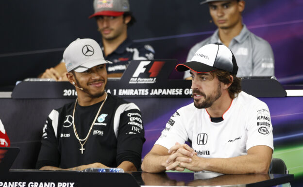 Hamilton rules out Alonso as teammate 1 Alonso criticises Hamilton on 'save our planet' posts