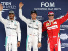 Formula One - MERCEDES AMG PETRONAS, Japanese GP 2016. Lewis Hamilton, Nico Rosberg and Kimi Raikkonen