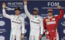 Top 3 qualifiers 2016 Brazilian GP: 1. Hamilton 2. Rosberg 3. Raikkonen