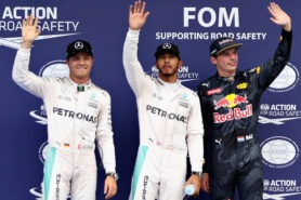 2016 Malaysian GP top 3 qualifiers: Lewis Hamilton, Nico Rosberg & Max Verstappen