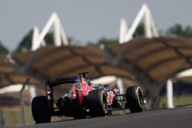 Daniil Kvyat on track during the Malaysia Formula One Grand Prix 2016