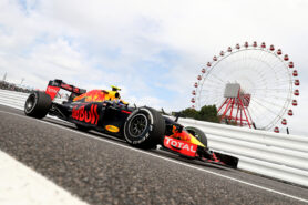 Max Verstappen in the Pitlane during practice for the Formula One Grand Prix of Japan 2016