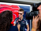 Danill Kvyat of Scuderia Toro Rosso and Russia during previews ahead of the United States Formula One Grand Prix 2016.