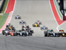 The grid at the start during the United States Formula One Grand Prix 2016.