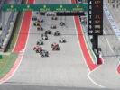 The grid at the start during the United States Formula One Grand Prix 2016.