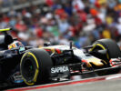 Carlos Sainz on track during the United States Formula One Grand Prix 2016.
