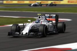 Autodromo Hermanos Rodriguez, Mexico City, Meksiko. Valtteri Bottas, Williams FW38 Mercedes.