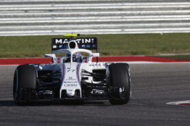 Circuit of the Americas, Austin Texas, USA. Friday 21 October 2016. Valtteri Bottas, Williams FW38 Mercedes, with Halo device fitted.