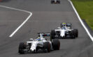 Japanese GP F1/2016 Felipe Massa leads Valtteri Bottas, Williams FW38 Mercedes.