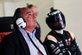 Antonio Perez (MEX) father of Sergio Perez (MEX) Sahara Force India F1 Team. Mexican Grand Prix 2016
