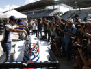 Interlagos, Sao Paulo, Brazil. Felipe Massa, Williams Martini Racing, shows off the special livery applied to the car for his final home race of his career. 2016