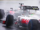Haas battling-with-Mclaren-Brazilian GP F1/2016