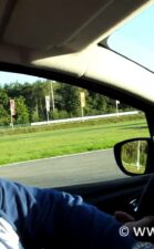 Onboard with Jos Verstappen in a Renault Clio RS at Karting Genk (Belgium), 29/09/2015
