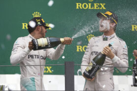 Formula One - MERCEDES AMG PETRONAS, Brazilian GP 2016. Lewis Hamilton, Nico Rosberg;