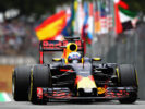 Daniel Ricciardo in the Pitlane during qualifying for the Formula One Grand Prix of Brazil at Autodromo Jose Carlos Pace 2016