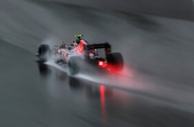 Daniil Kvyat on track during the Formula One Grand Prix of Brazil at Autodromo Jose Carlos Pace 2016