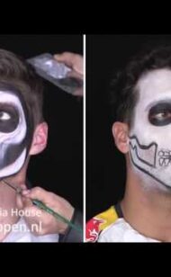 Time-lapse: Max Verstappen and Daniel Ricciardo in Dia de Muertos face paint, Mexico GP, 28/10/2016