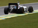 Interlagos, Sao Paulo, Brazil. Sparks fly from the car of Felipe Massa, Williams FW38 Mercedes. 2016