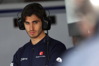 바르셀로나 F1 테스트 Antonio Giovinazzi(ITA), Sauber F1 팀. 바르셀로나-카탈루냐 서킷.