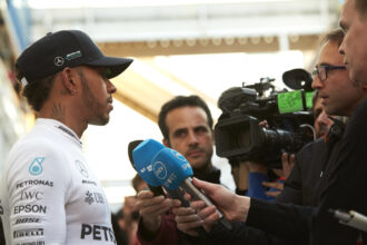 Mercedes-AMG Petronas Motorsport, testy, Barcelona, Lewis Hamilton;