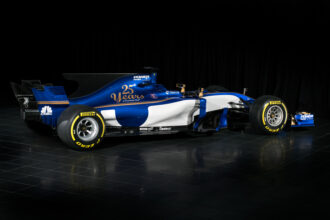 Sauber C36 vue arrière droite