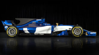 Sauber C36 vue du côté droit