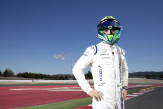 Williams Martini Racing Filming Day Images.
2017 Formula 1 World Championship Preview.
Felipe Massa set-up portrait wearing helmet from the Circuit de Catalunya, Barcelona.
