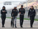 Sergio Perez Sahara Force India F1 walks the circuit with the team. Chinese GP, Thursday 6th April 2017. Shanghai, China.