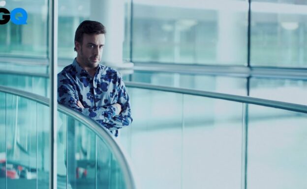 Behind the Scenes: Fernando Alonso in Michael Kors 1 Behind the Scenes: Fernando Alonso in Michael Kors