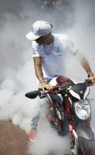 Hamilton 'thinking about' MotoGP switch