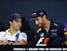 Felipe Massa of Brazil and Williams and Daniel Ricciardo of Australia and Red Bull Racing talk in the Drivers Press Conference during previews for the Monaco Formula One Grand Prix at Circuit de Monaco on May 24, 2017 in Monte-Carlo, Monaco.