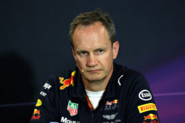 Red Bull Racing Head of Car Engineering Paul Monaghan in a press conference during practice for the Monaco Formula One Grand Prix at Circuit de Monaco on May 25, 2017 in Monte-Carlo, Monaco.