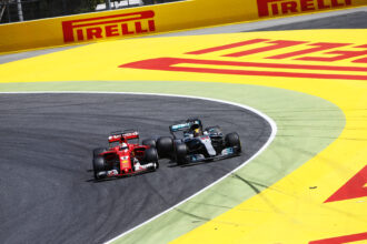 Sebastian Vettel Lewis Hamilton Spanish GP F1 2017
