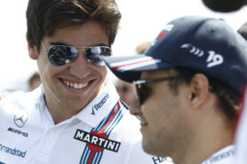 Monte Carlo, Monaco. Sunday 28 May 2017. Lance Stroll, Williams Martini Racing, and Felipe Massa, Williams Martini Racing.