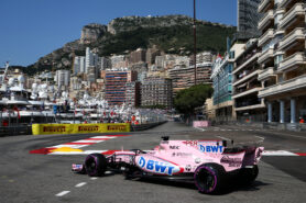 Sergio Perez (MEX) Sahara Force India F1 VJM10. Monaco Grand Prix, Saturday 27th May 2017. Monte Carlo, Monaco.