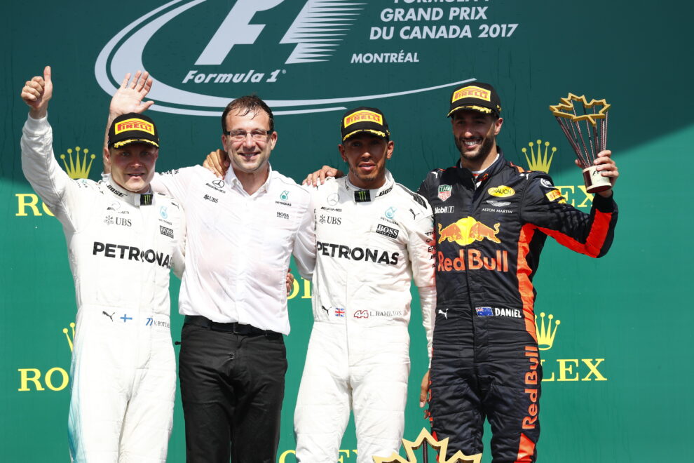 Результаты гонки 2017 Канада F1 Гран При