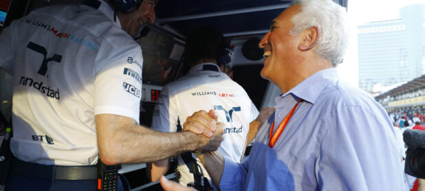 In the pitlane - Lawrence Stroll does it again