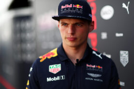 Max Verstappen of Netherlands and Red Bull Racing in the Paddock during previews for the Canadian Formula One Grand Prix at Circuit Gilles Villeneuve on June 8, 2017 in Montreal, Canada.