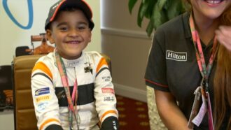 McLaren Mascot at British GP