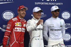 Top 3 qualifiers 2017 Austrian GP: 1. Bottas, 2. Vettel 3. Hamilton