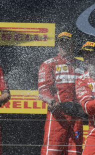 Champagne returns to F1 podium
