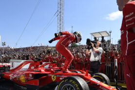 Sebastian Vettel Ferrari winner Hungarian GP F1/2017