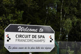 Señal de tráfico Spa-Frnacorchamps