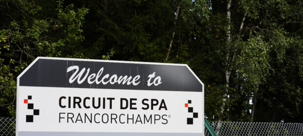 Spa-Frnacorchamps road sign