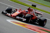 Kimi Raikkonen, Ferrari SF70H on Spa, Belgium 2017